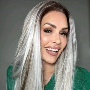 Elegant Silver Hair Extensions